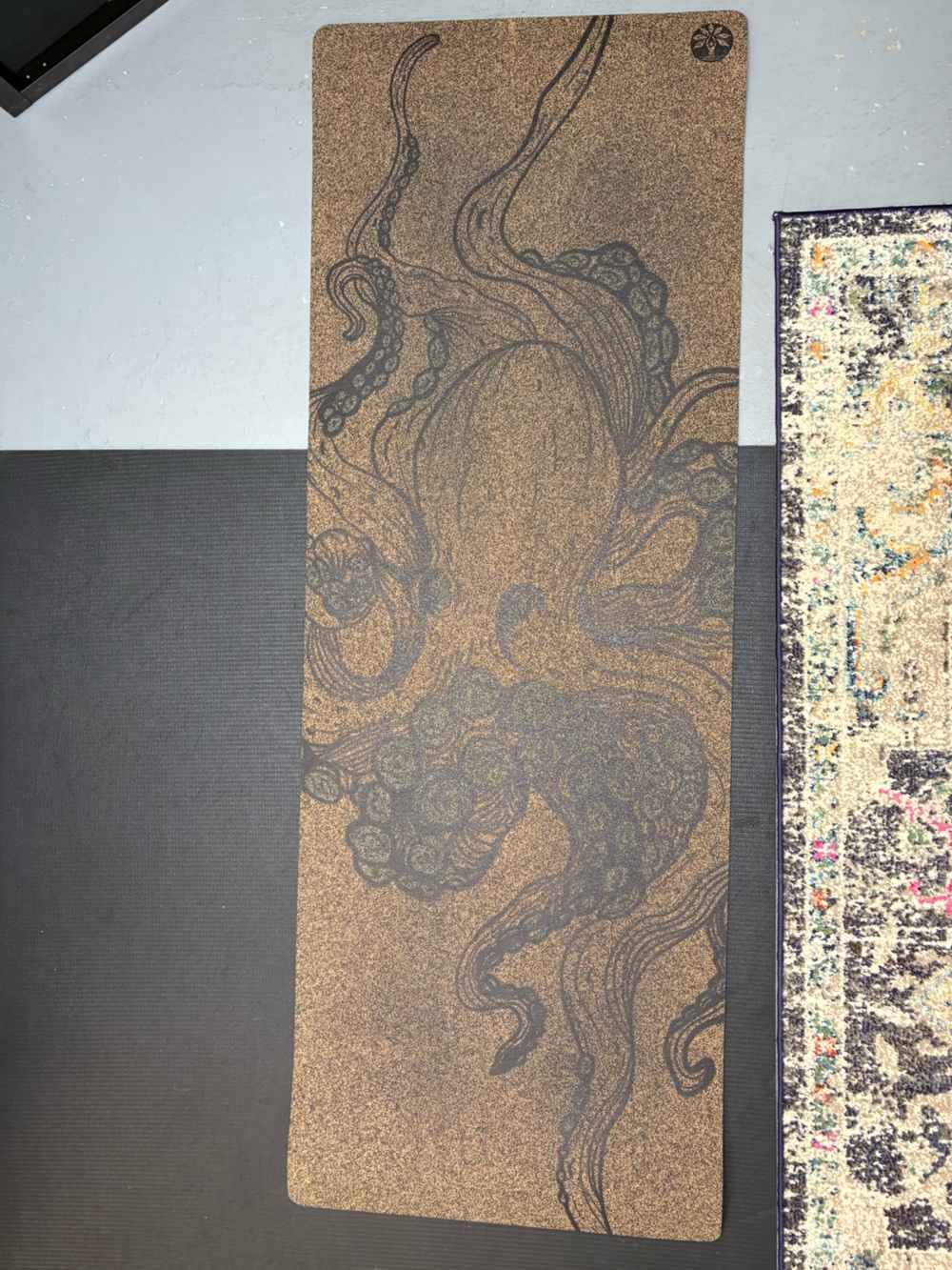 Yoloha Octopus Cork Yoga Mat